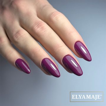N° 109 – Purple flowers – Vernis Semi-Permanent – Elyamaje
