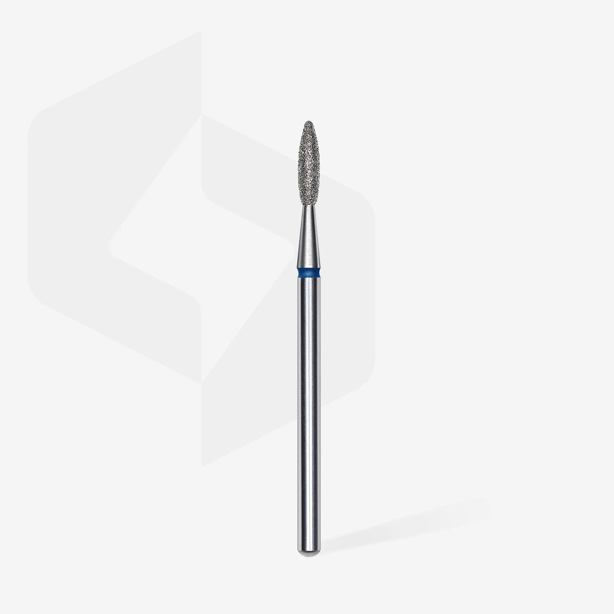 Fraise diamantée « Flamme » bleue, diamètre 2,1 mm, partie active 8 mm - STALEKS EXPERT