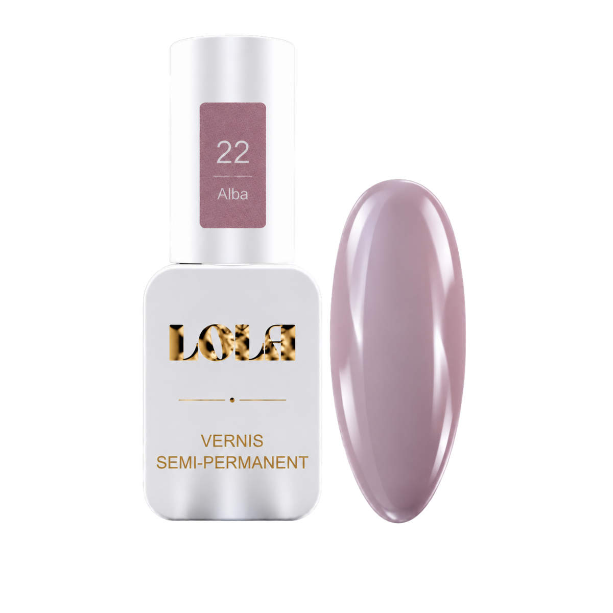 Vernis semi-permanent LOLA – 22 Alba
