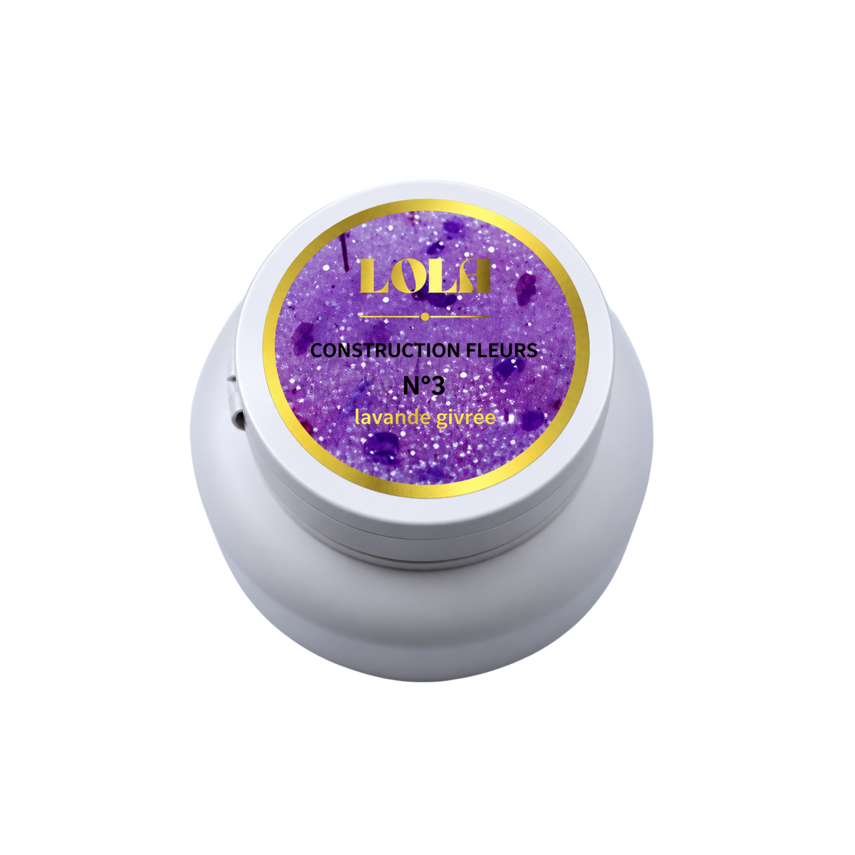 Gel de construction Fleurs LOLA – N°03 Lavande Givrée