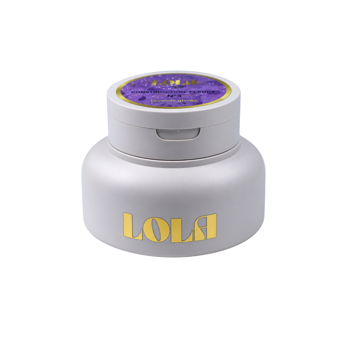 Gel de construction Fleurs LOLA – N°03 Lavande Givrée