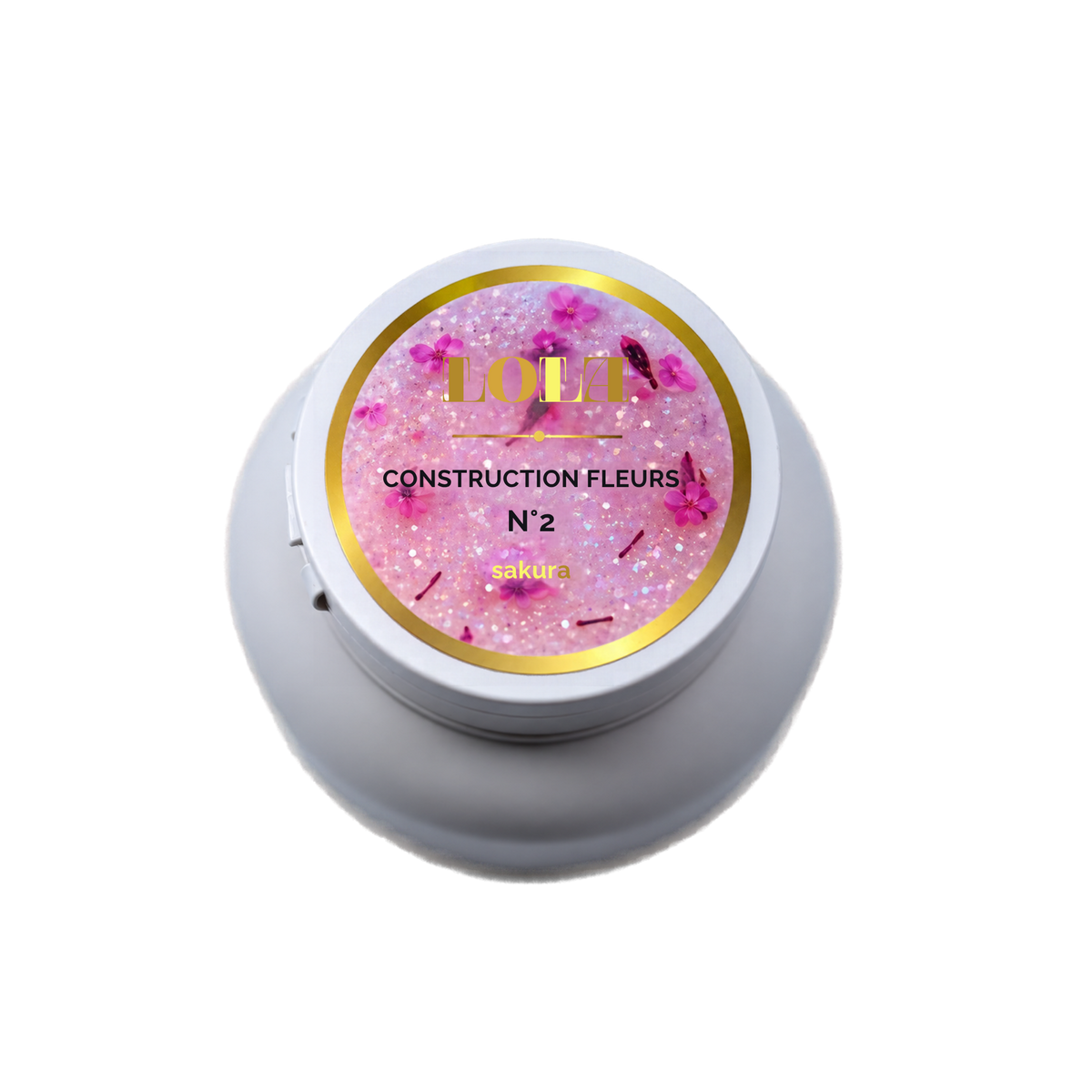 Gel de construction Fleurs LOLA – N°02 Sakura