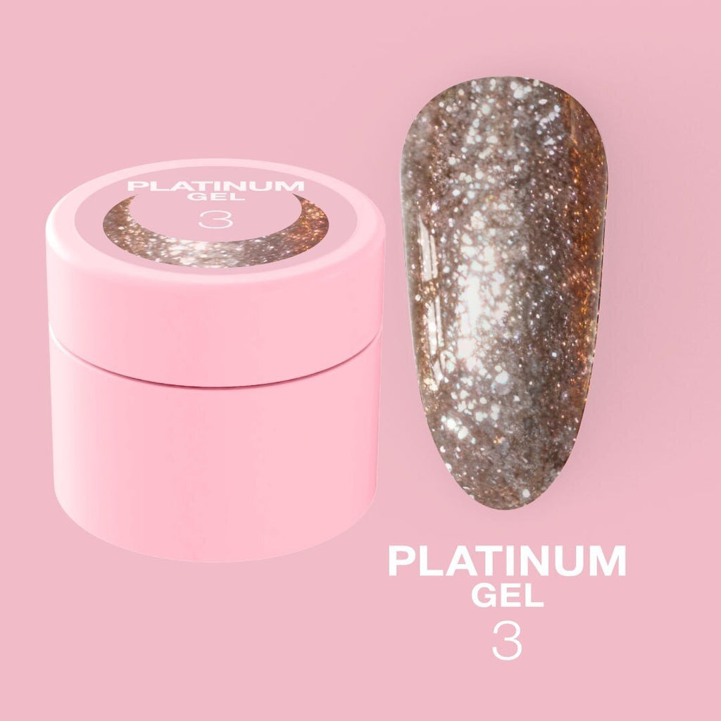 Gel Paint Glitter Platinum N°3 Luna