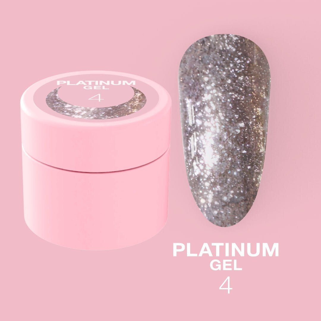 Gel Paint Glitter Platinum N°4 Luna - LUNAMOON