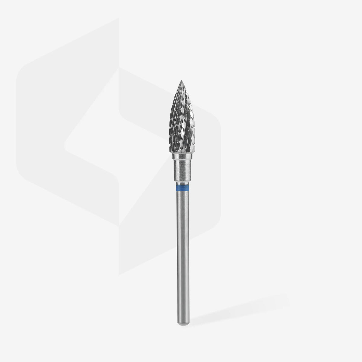 Fraise carbure « Flamme » bleue, diamètre 5 mm, partie active 13,5 mm - STALEKS