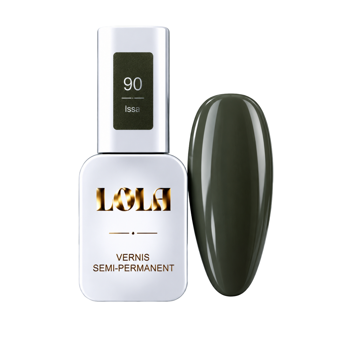 Vernis semi-permanent pailleté LOLA – 90 Issa