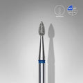Fraise diamantée « Goutte » bleue, diamètre 2,3 mm, partie active 5 mm