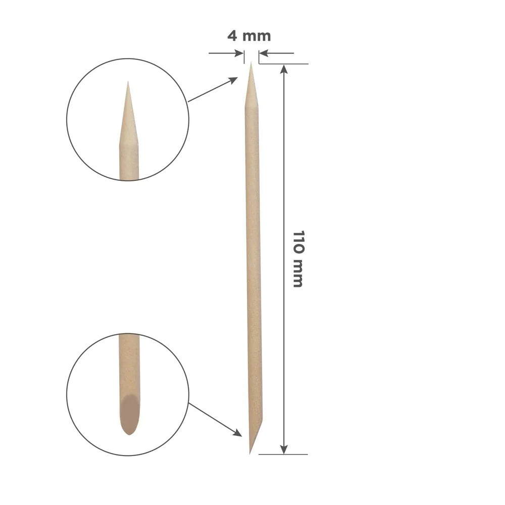 Bâtonnet de buis, 110 mm (100 pièces) - STALEKS