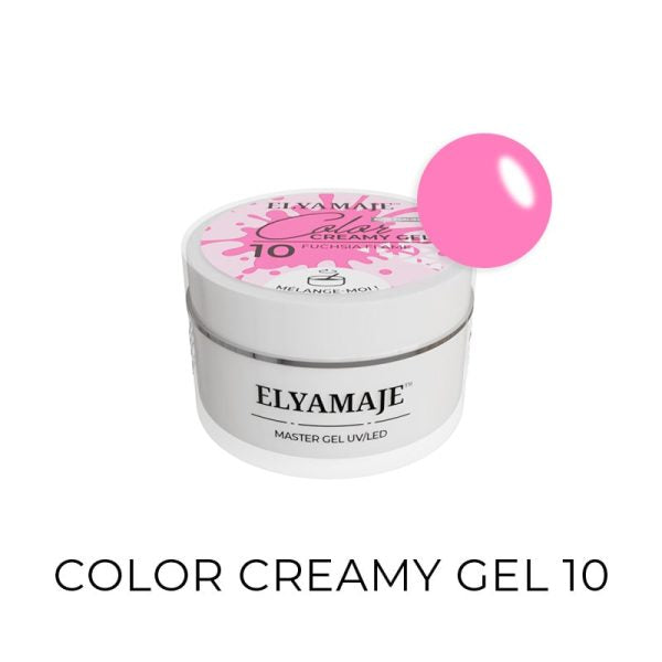 10 Fuchsia Flame 20ml - Color Creamy Gel ELYAMAJE