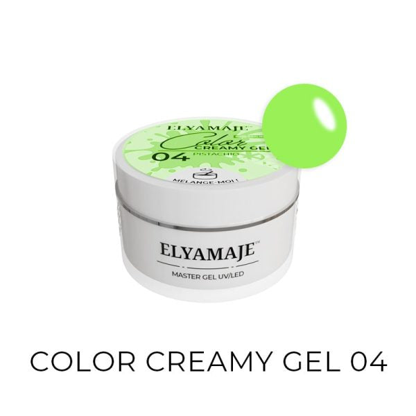 04 Pistachio 20ml - Color Creamy Gel ELYAMAJE