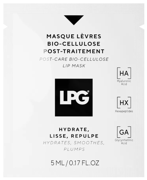 Masque lèvre bio-cellulose post-traitement - LPG