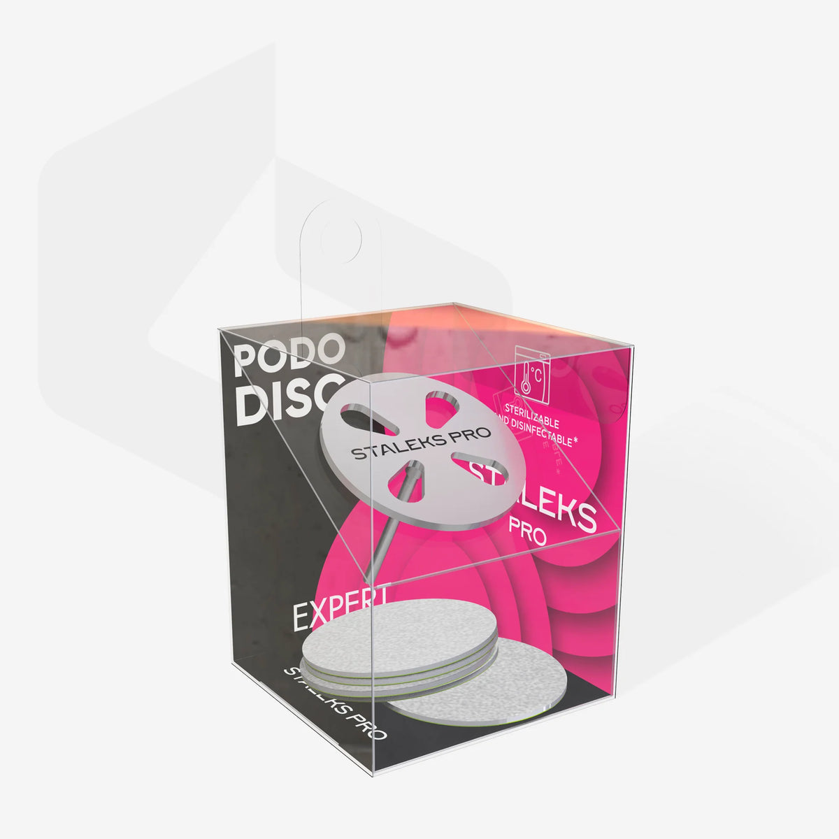 PODODISC L Disque de pédicure avec limes de rechange, grain 180, 25 mm (5 pièces)