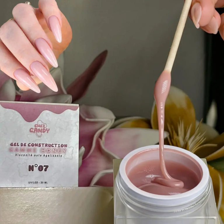 Gels de construction HONEY N°07(auto égalisants) 30ml