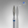 Fraise diamantée « Flamme » bleue, diamètre 2,3 mm, partie active 10 mm