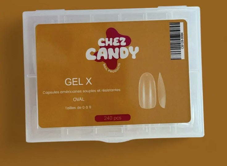 Gel X - Oval 240pcs - CHEZ CANDY
