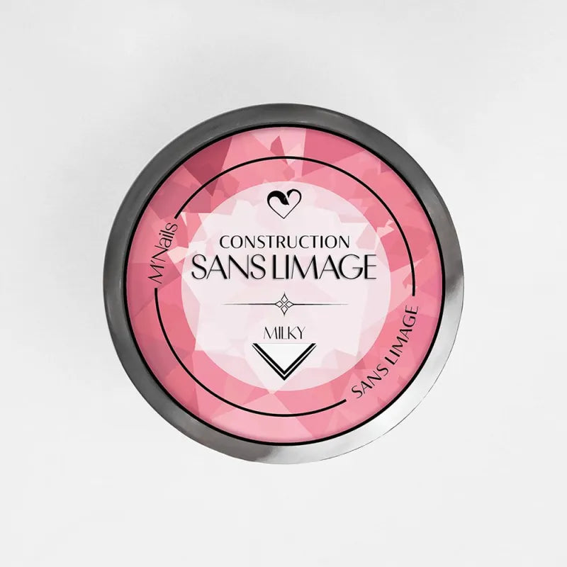 Gel de Constrcution sans Limage Milky 15ml - M'NAILS