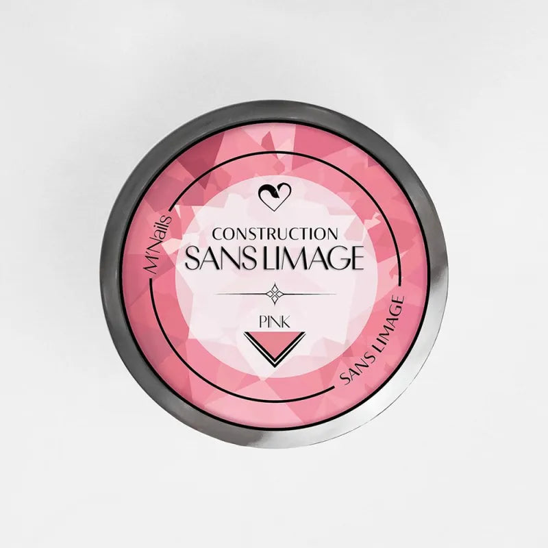 Gel de Construction sans Limage Pink 15ml - M'NAILS