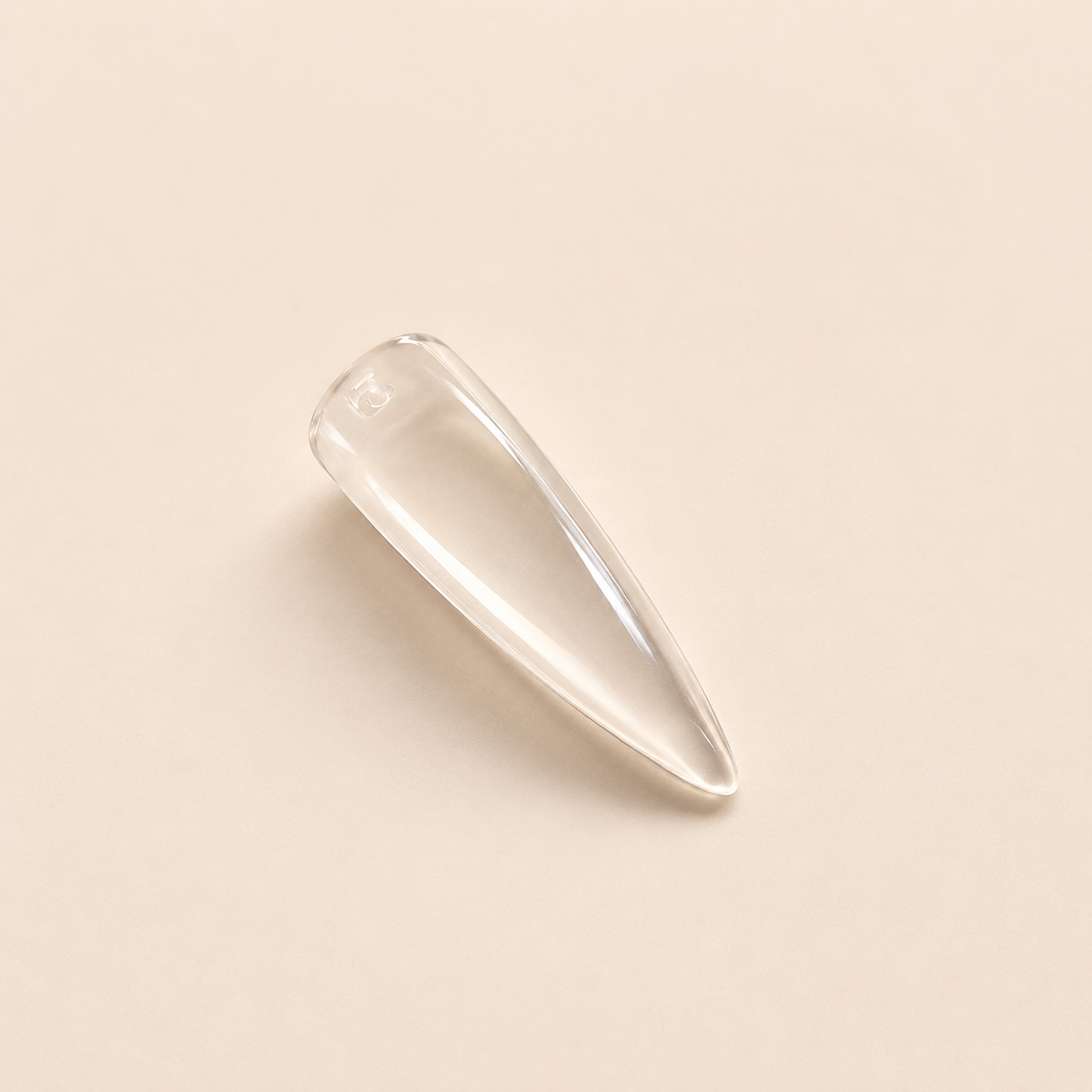 Capsules Américaines Transparentes - Naturel Stiletto - LOLA