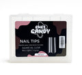 Nail Tips - Square XXL Clear 240pcs - CHEZ CANDY