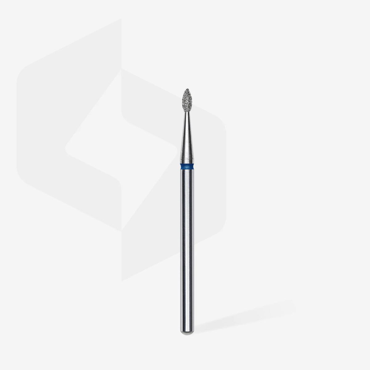 Fraise diamantée « Goutte » bleue, diamètre 1,6 mm, partie active 4 mm
