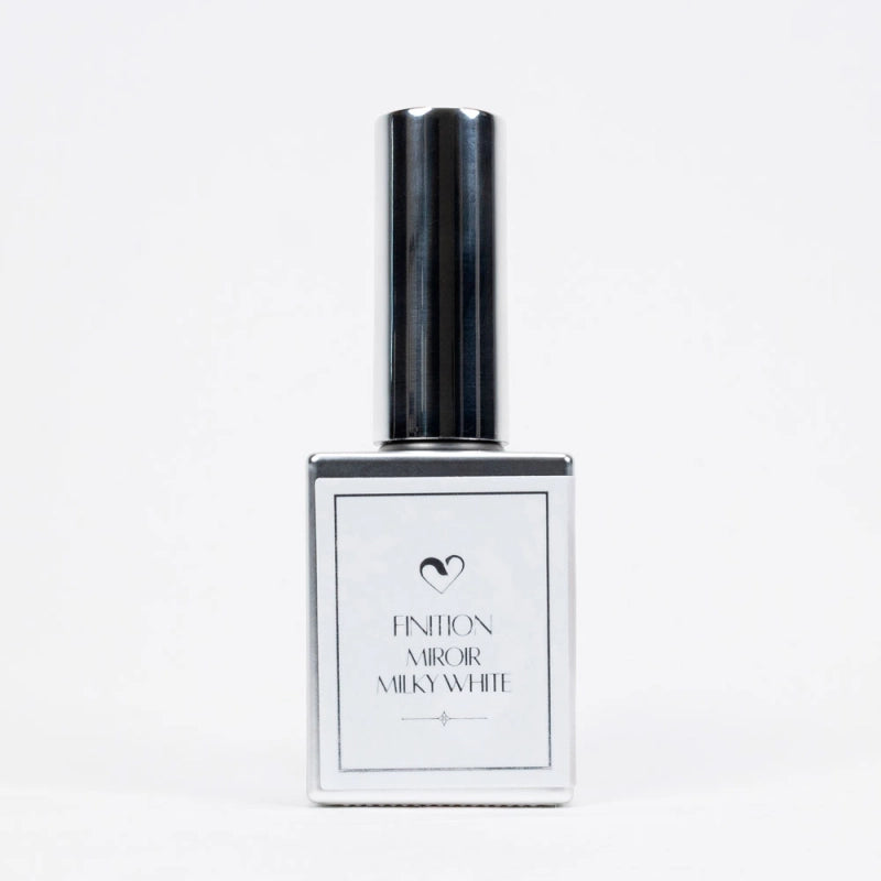 Finition Miroir Milky White 15ml - M'NAILS