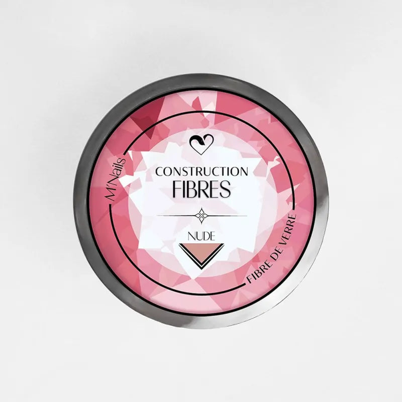 Gel de Construction Fibres 15ml Nude - M'NAILS
