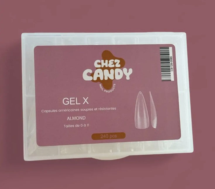 Gel X - Almond 240pcs - CHEZ CANDY