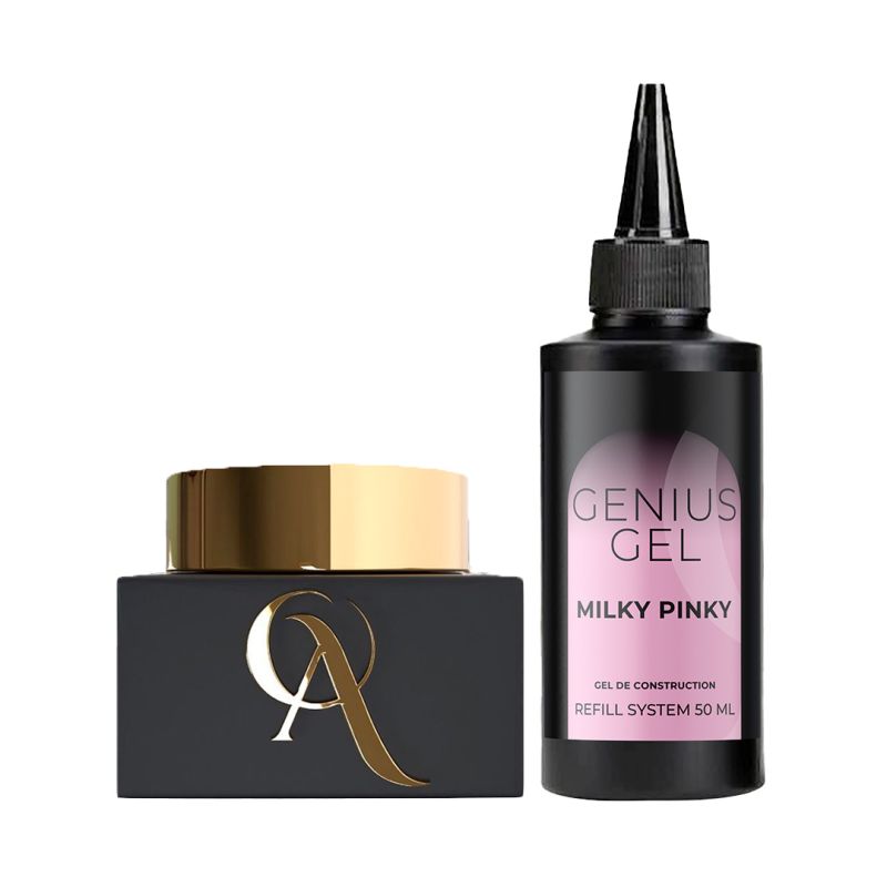 KIT Genius Gel 50ml - Milky Pinky - OA Nails System