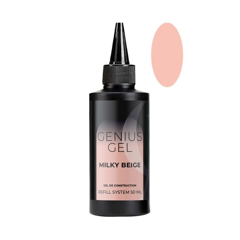 KIT Genius Gel 50ml - Milky Beige - OA Nails System