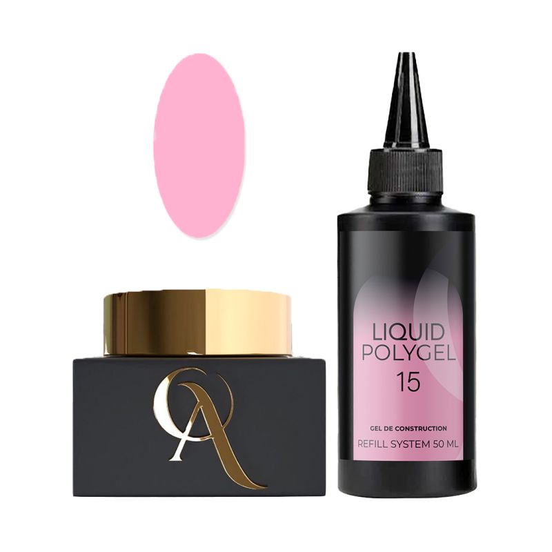 LIQUID POLYGEL - 15 - PASTEL COLLECTION - oa nail sytem