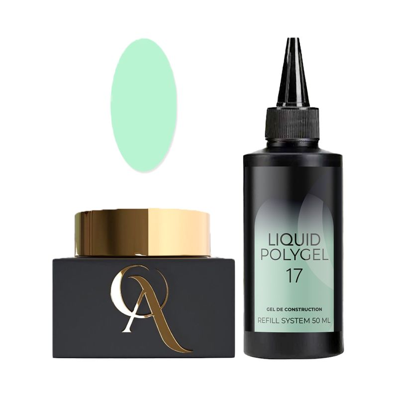 LIQUID POLYGEL - 17 - PASTEL COLLECTION - oa nail system