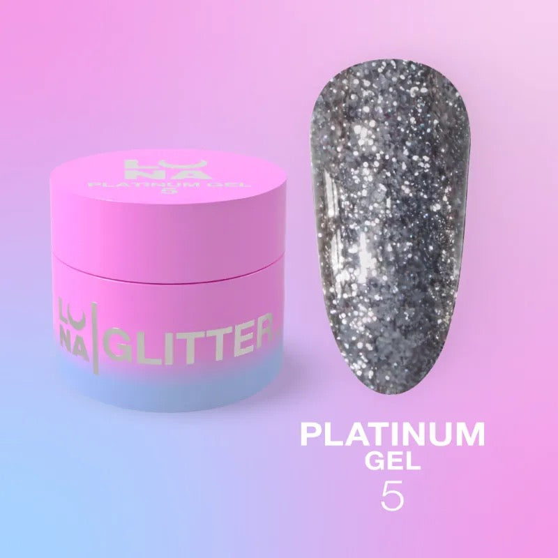 Gel Paint Glitter Platinum N°5 Luna - LUNAMOON