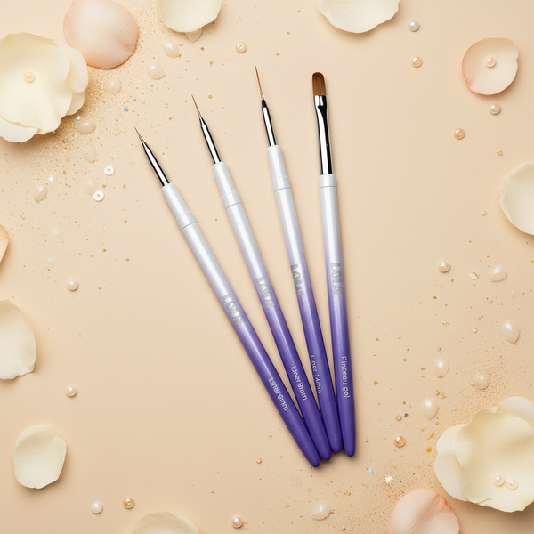 Pinceaux violet Liner & Gel - LOLA