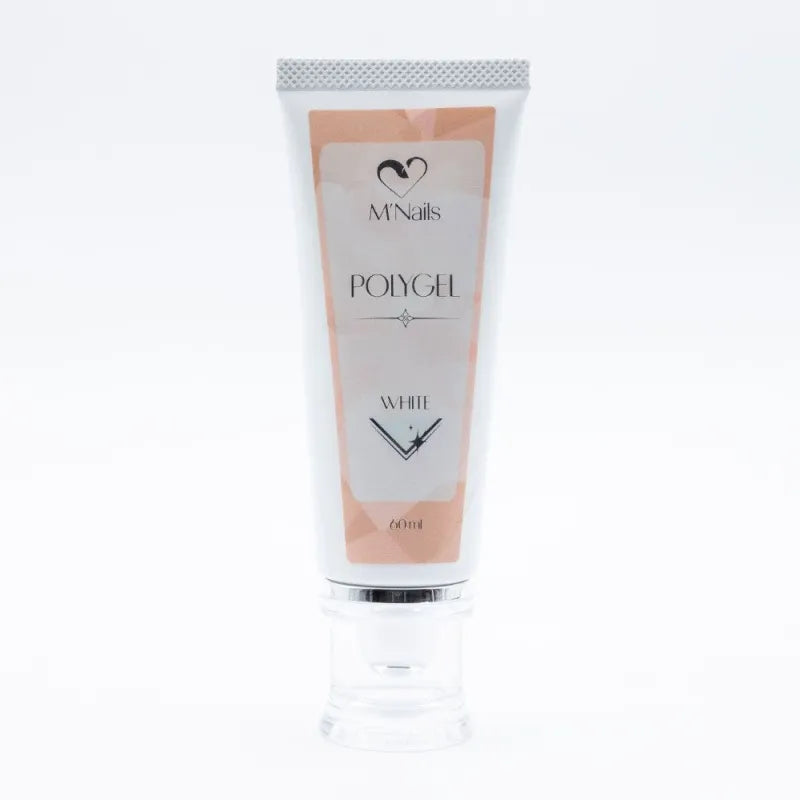 Polygel White 60ml- M'NAILS