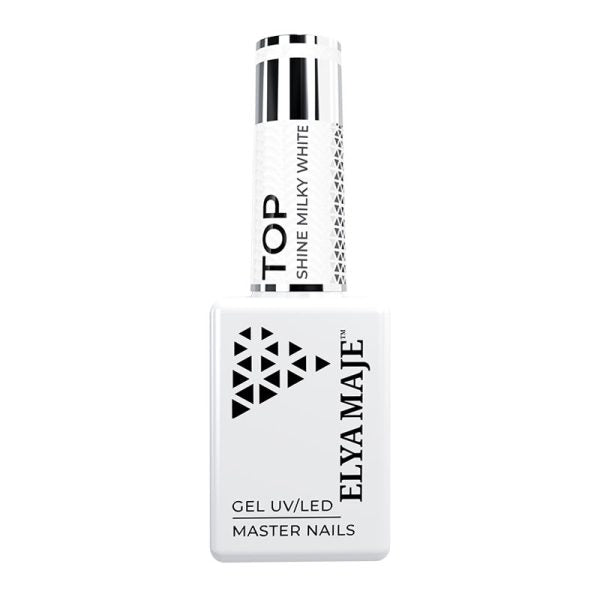 Top Shine Milky White sans résidus 15ml - ELYAMAJE