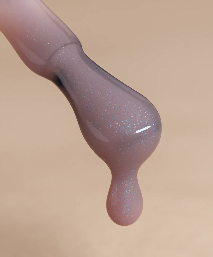 Top Coat Milky Glitter Bleu - CHEZ CANDY