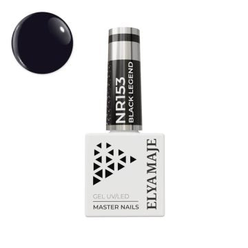 N° 153 – Black Legend – Vernis Semi-Permanent – Elyamaje